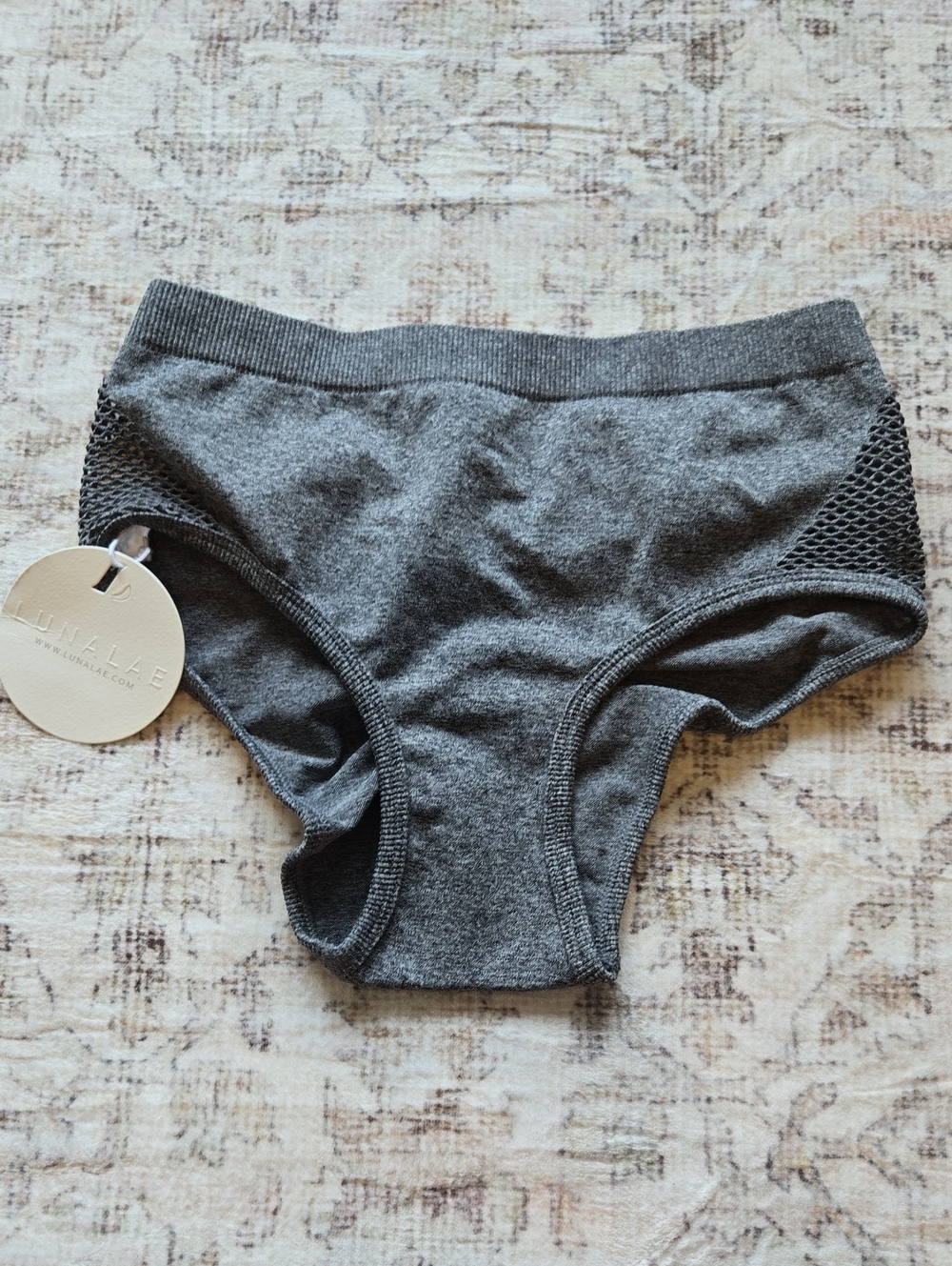 Lunalae Seamless Grey Women's Pole Shorts